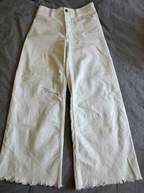 Billabong Cream Corduroy Wide Leg Pants